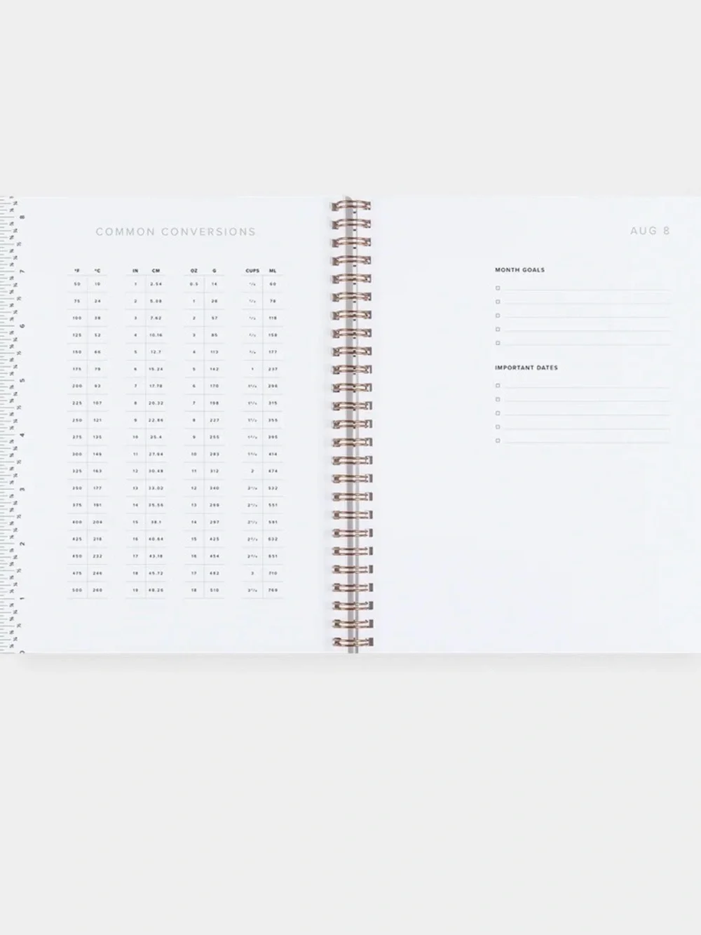 Appointed 26-27 Weekly Grid Planner in Hunter Green